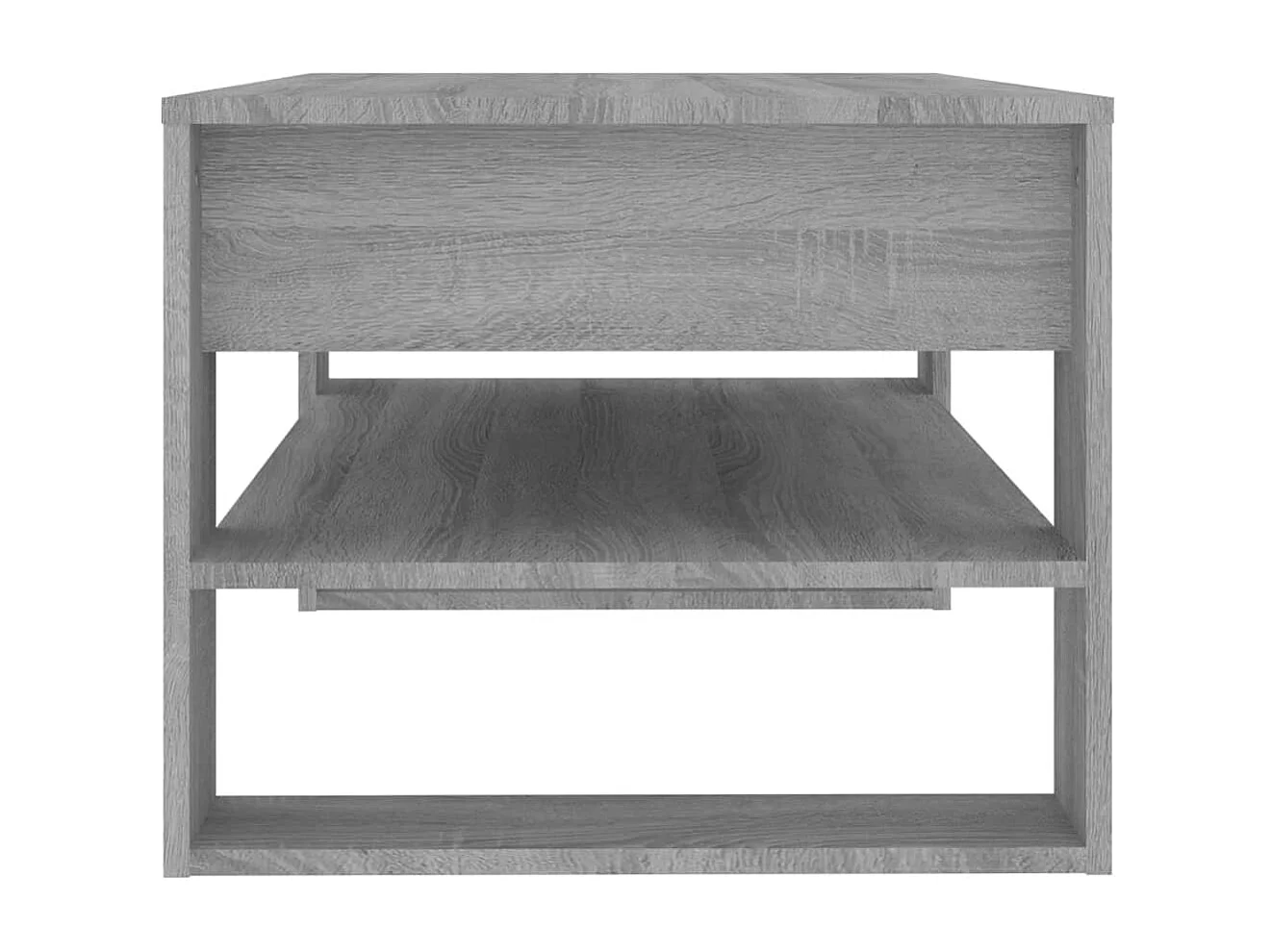 Mesa de centro madera contrachapada gris Sonoma 102x55x45 cm ES27656