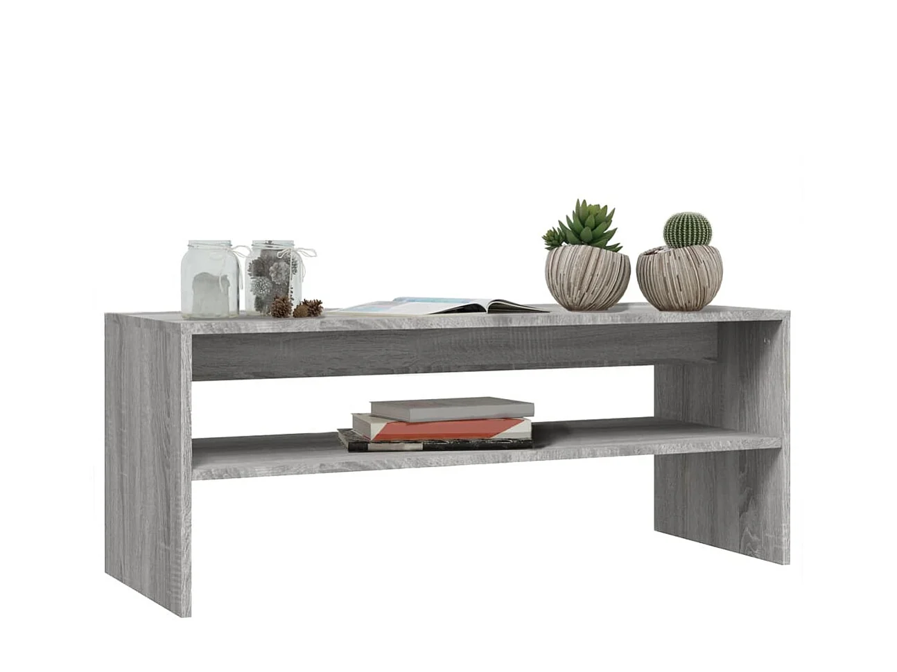 Mesa de centro 100x40x40 cm derivados madeira cinzento sonoma PT598995