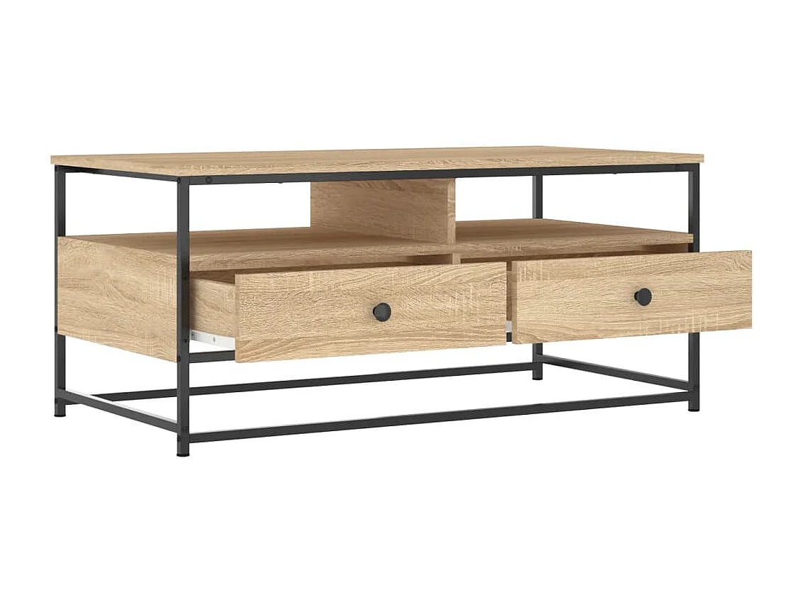 Mesa de centro 100x51x45 cm derivados madeira carvalho sonoma PT430697