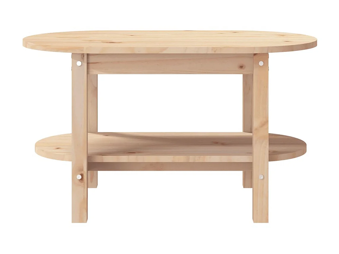 Mesa de centro 80x45x45 cm madeira de pinho maciça PT245182