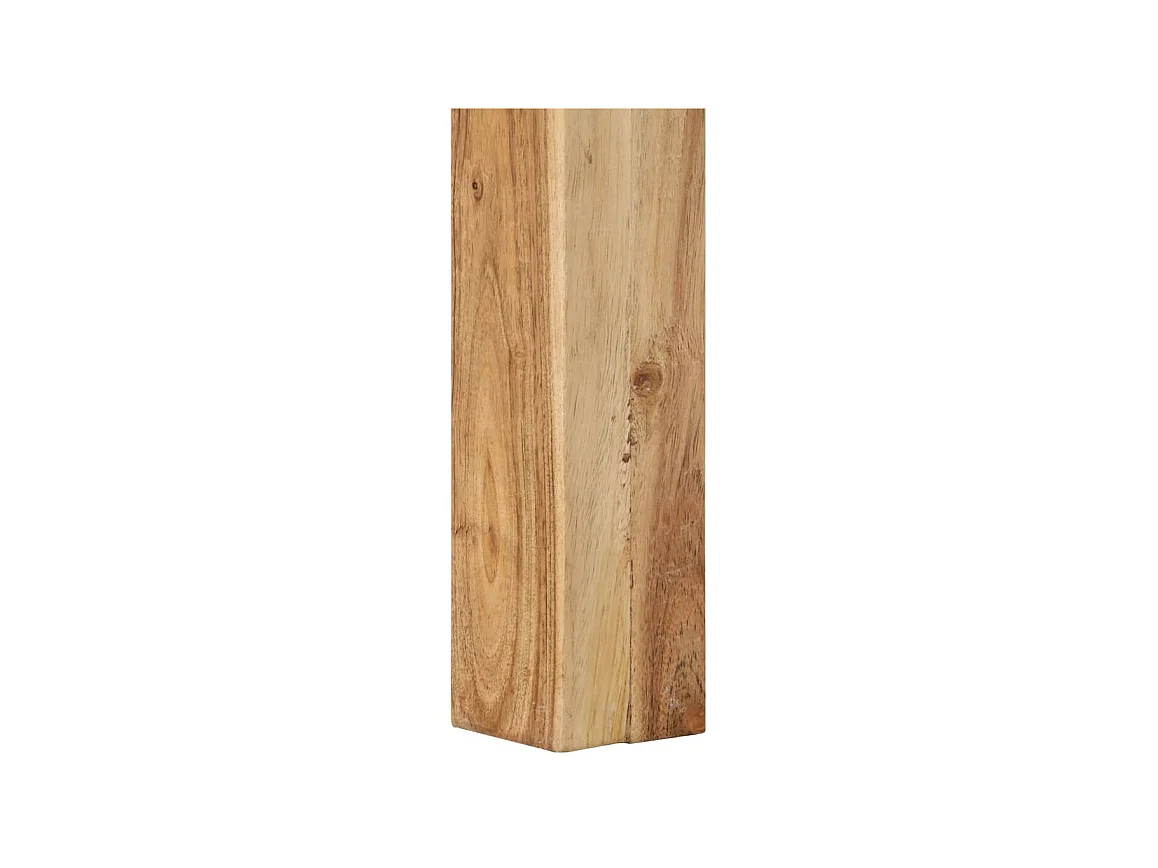 Table basse 80x80x40 cm Bois d'acacia massif OFR11481 BonneVie Meuble