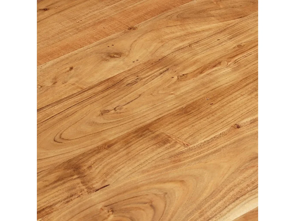 Table basse 80x80x40 cm Bois d'acacia massif OFR11481 BonneVie Meuble