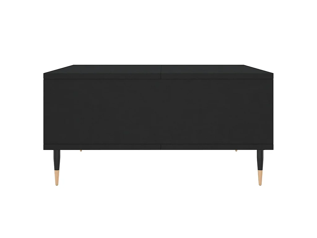 Salontafel 60x60x30 cm bewerkt hout zwart NL79861