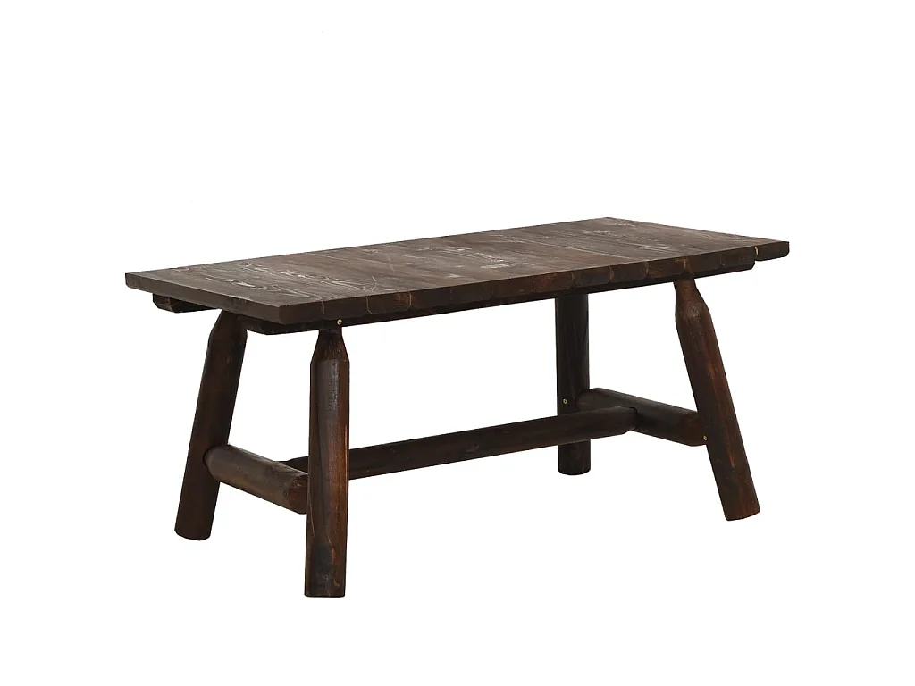 Table basse 90x50x41 cm bois massif d'épicéa OFR81380 BonneVie Meuble