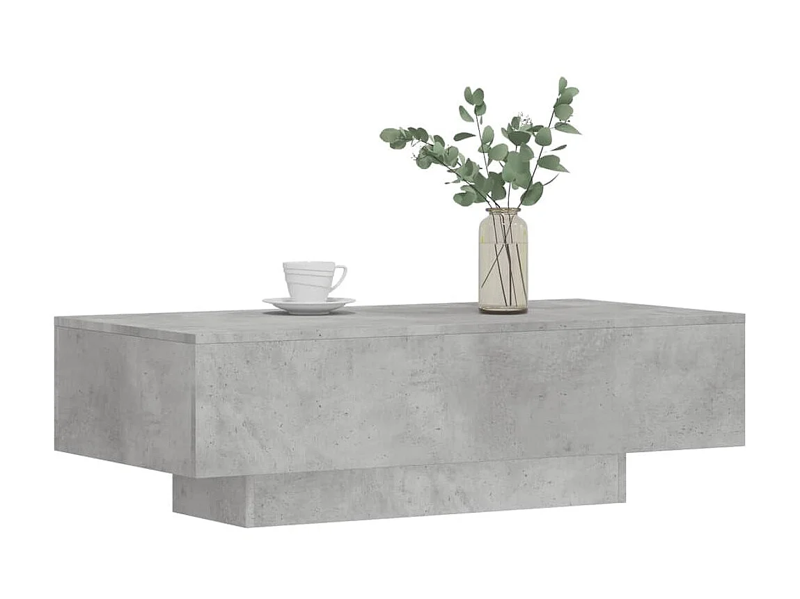 Salontafel 100x49,5x31 cm bewerkt hout betongrijs NL69535