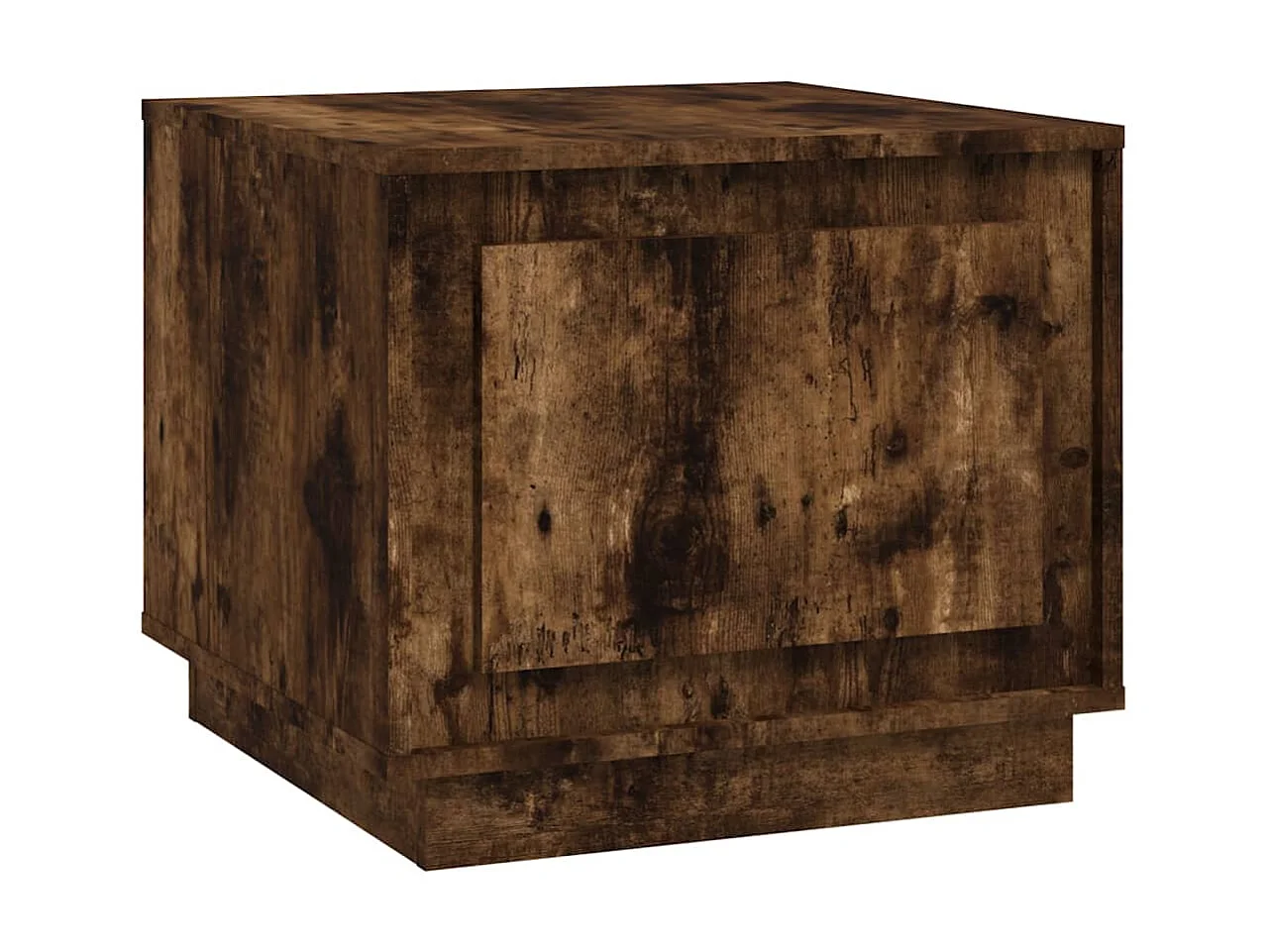 Table basse chêne fumé 51x50x44 cm bois d'ingénierie OFR88460 BonneVie Meuble