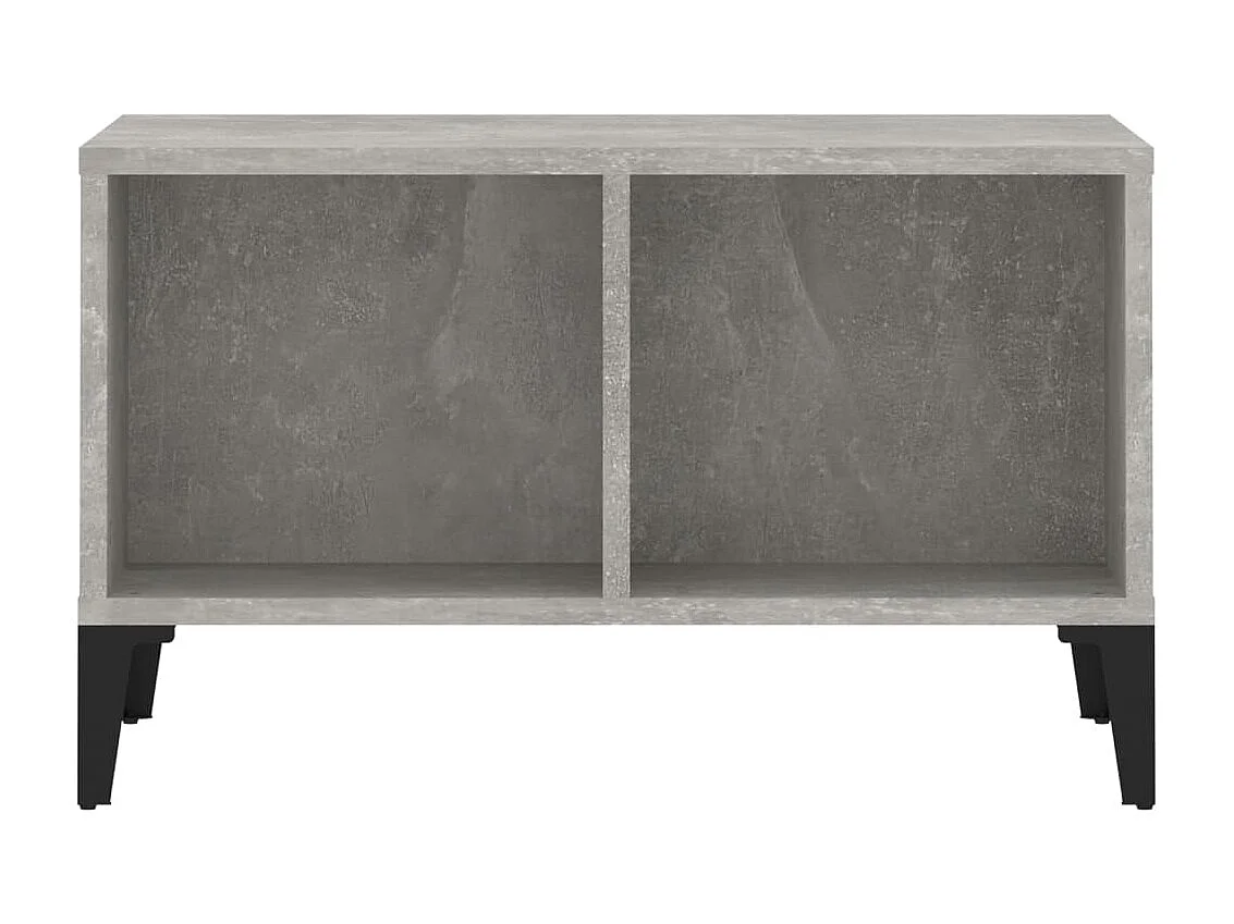 Table basse Gris béton 60x50x36,5 cm Bois d'ingénierie OFR81007 BonneVie Meuble