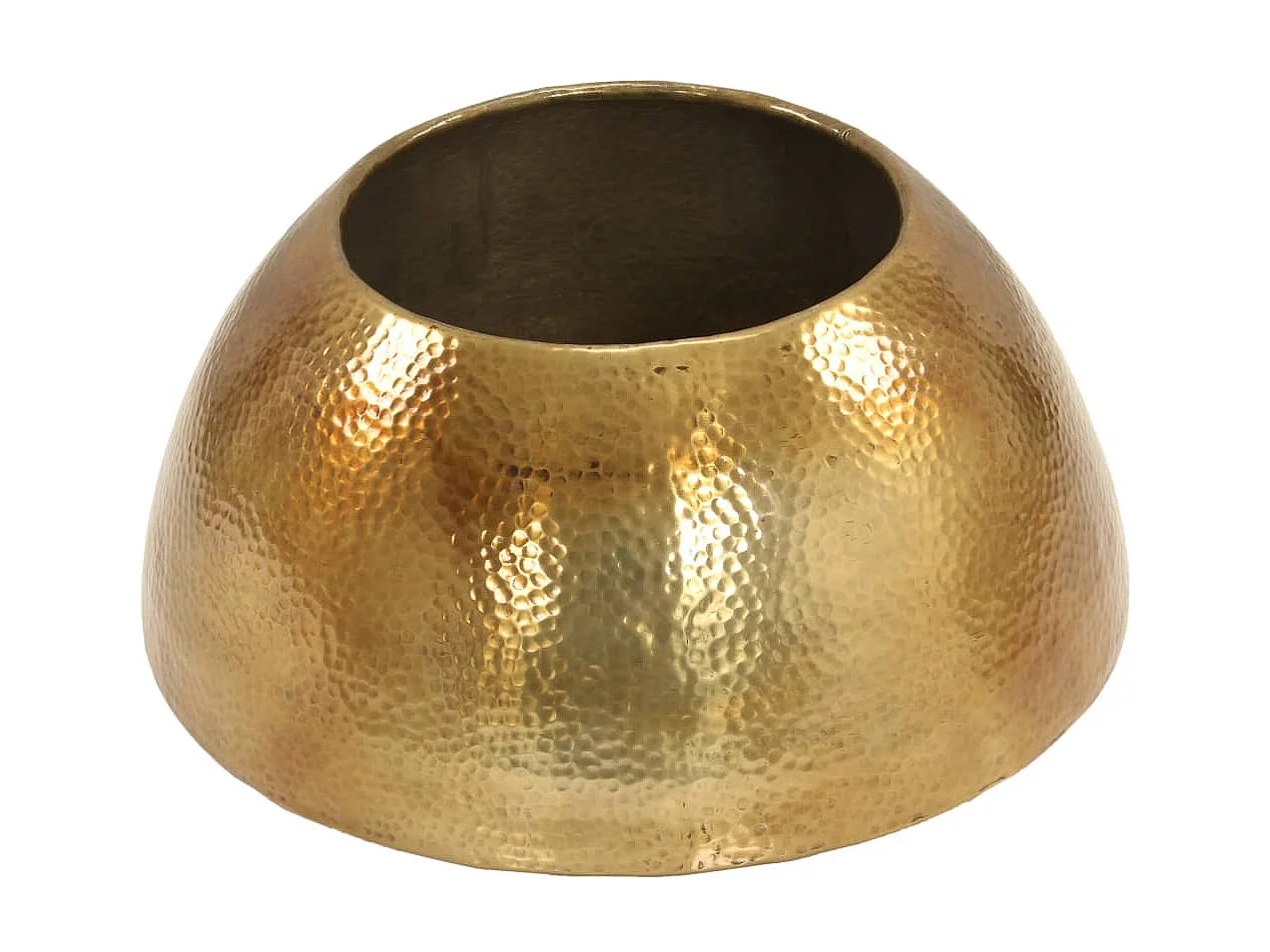 Table basse Aluminium martelé 70 x 30 cm Laiton OFR53990 BonneVie Meuble