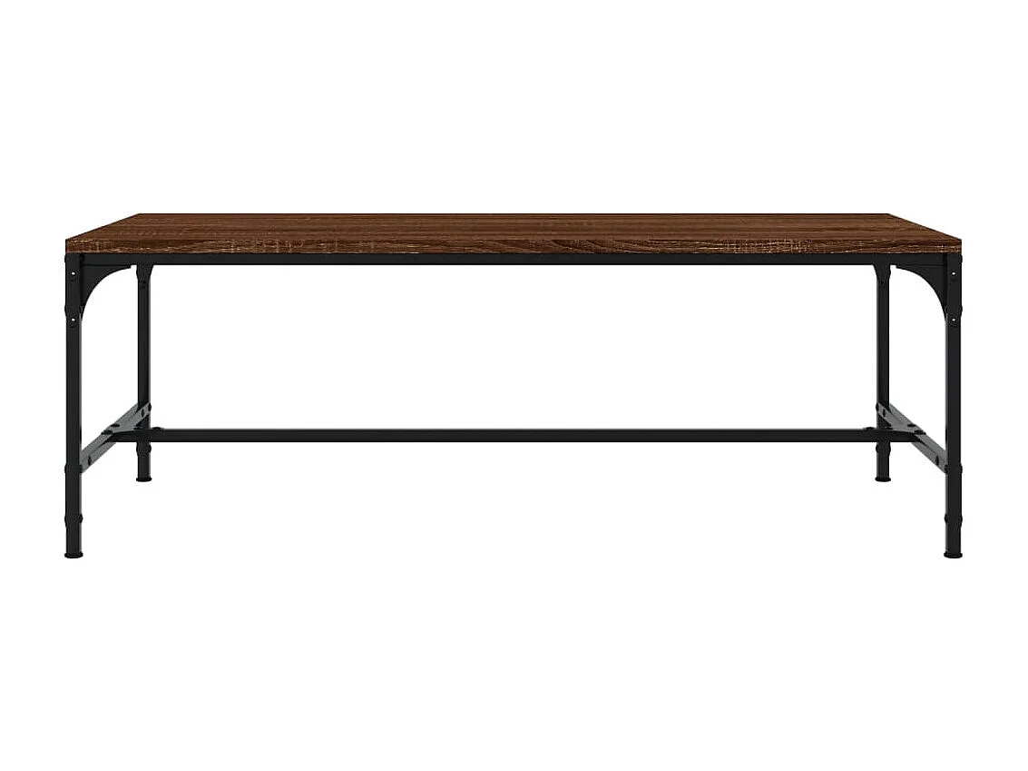 Table basse Chêne marron 100x50x35 cm Bois d'ingénierie OFR95942 BonneVie Meuble