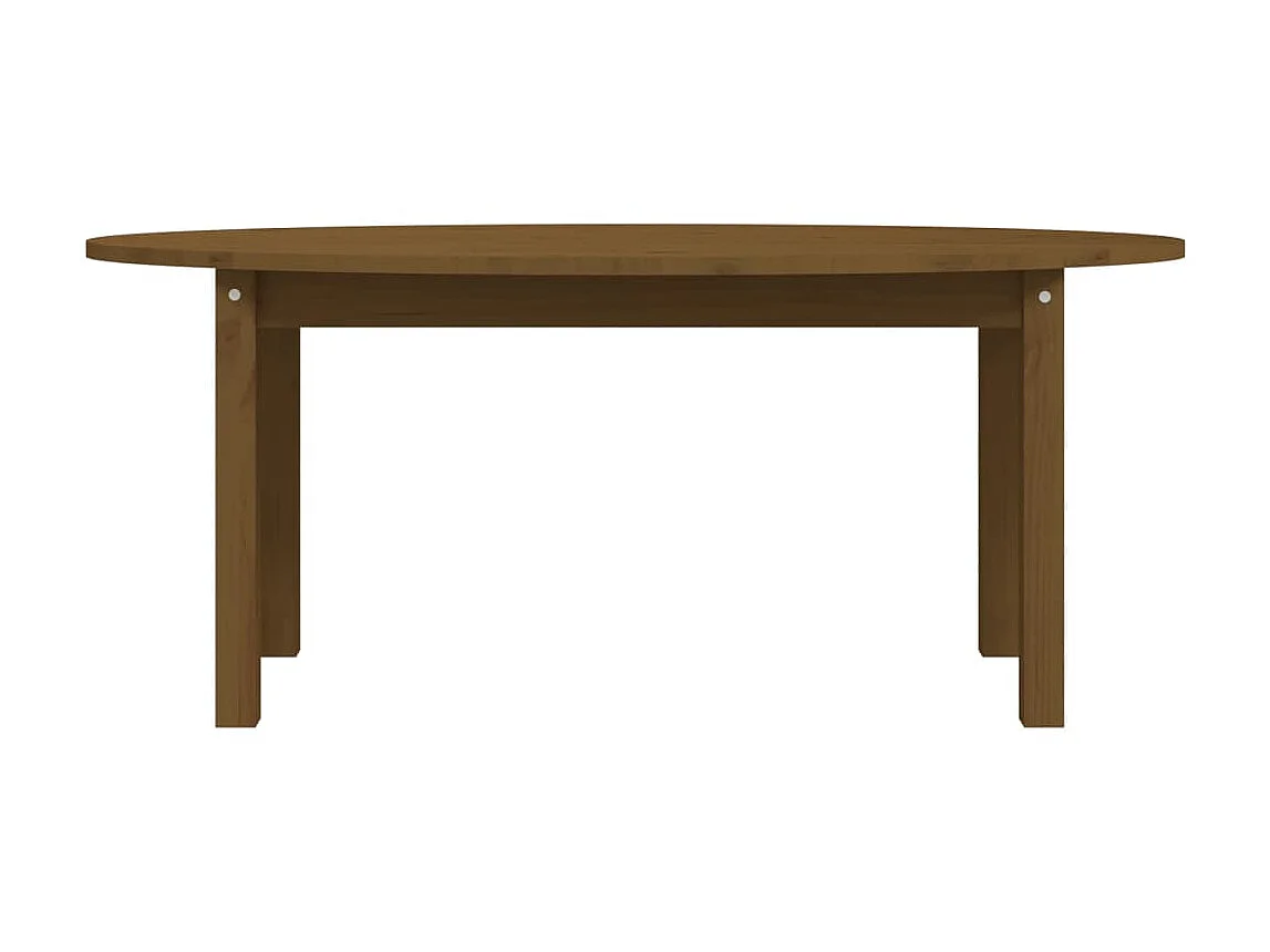 Salontafel 110x55x45 cm massief grenenhout honingbruin NL96894