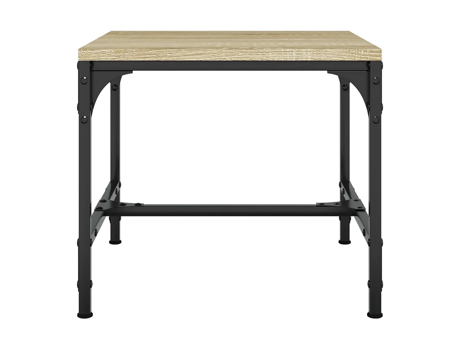 Table basse Chêne sonoma 50x50x35 cm Bois d'ingénierie OFR28614 BonneVie Meuble