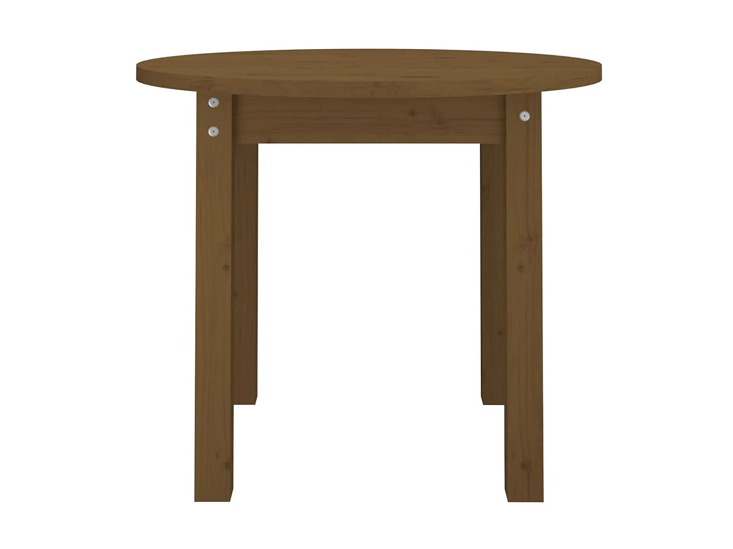 Table basse Marron miel Ø 55x45 cm Bois massif de pin OFR37560 BonneVie Meuble