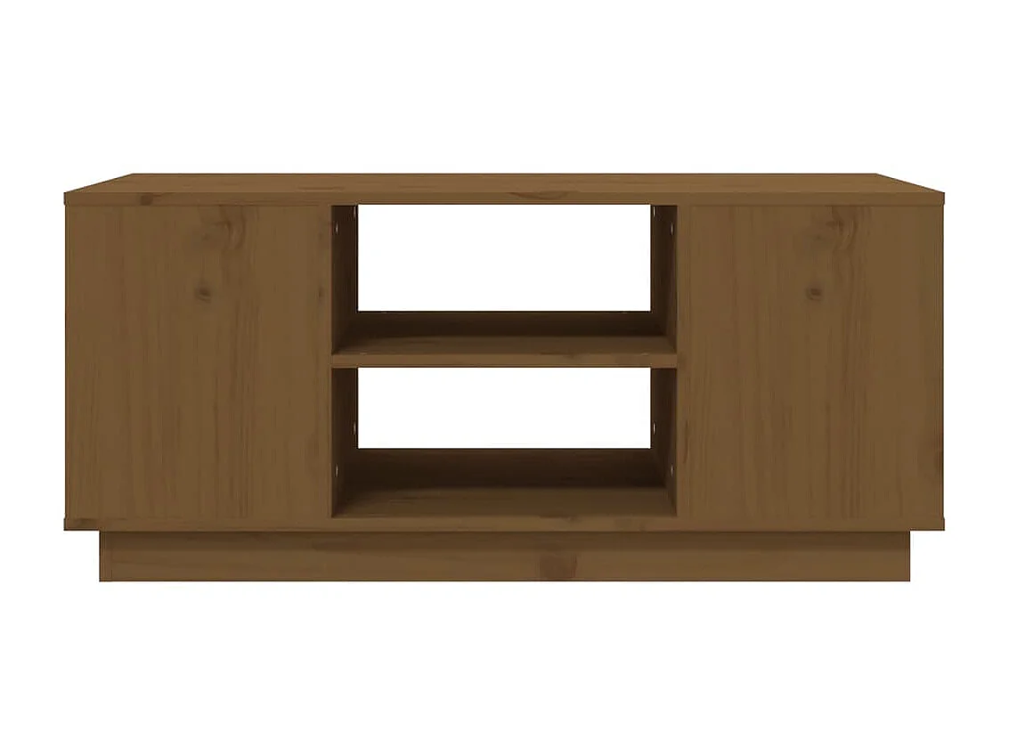 Salontafel 90x49x40,5 cm massief grenenhout honingbruin NL24046