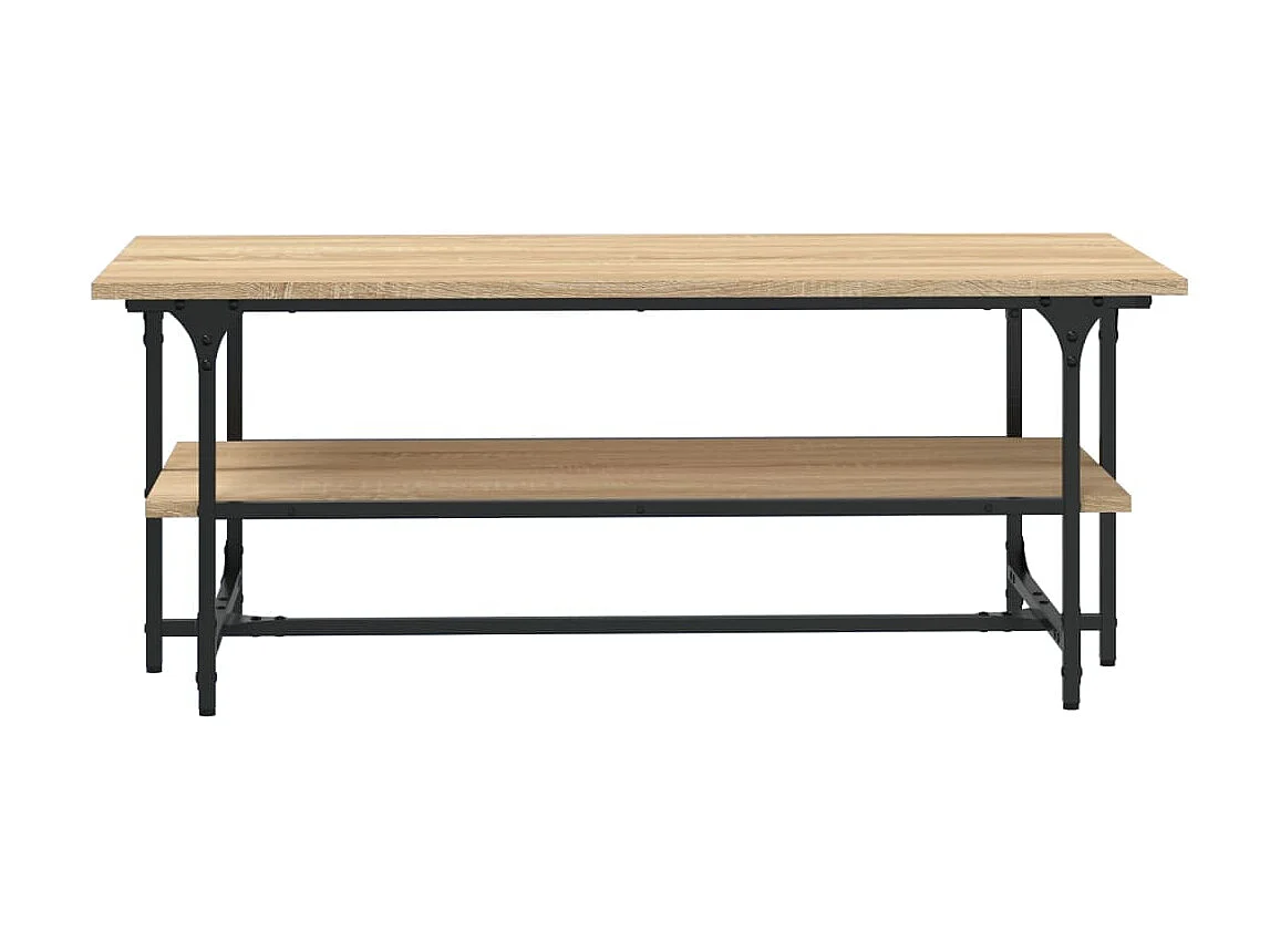 Table basse Chêne sonoma 100x50x40 cm Bois d'ingénierie OFR64041 BonneVie Meuble