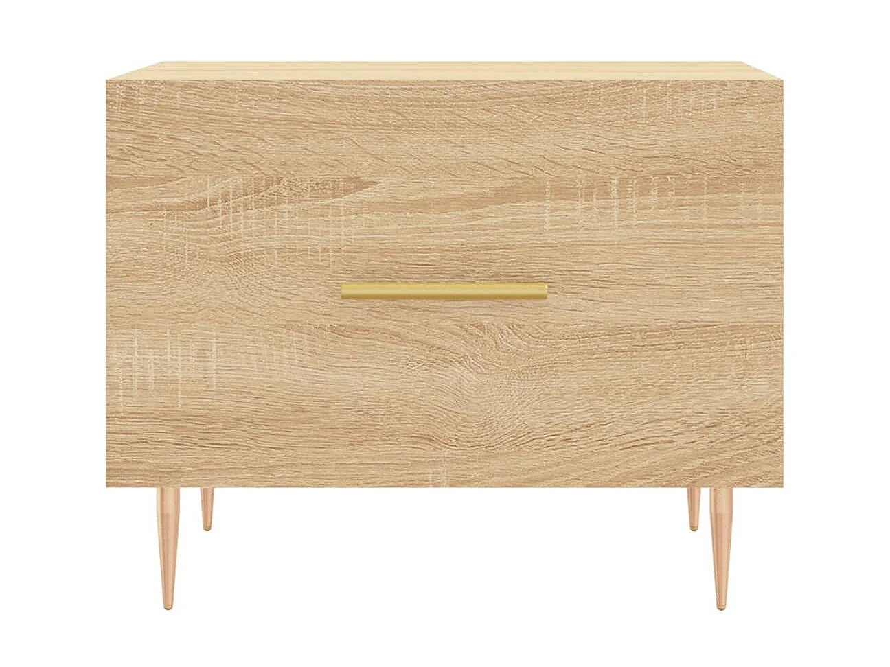 Table basse Chêne sonoma 50x50x40 cm Bois d'ingénierie OFR30247 BonneVie Meuble