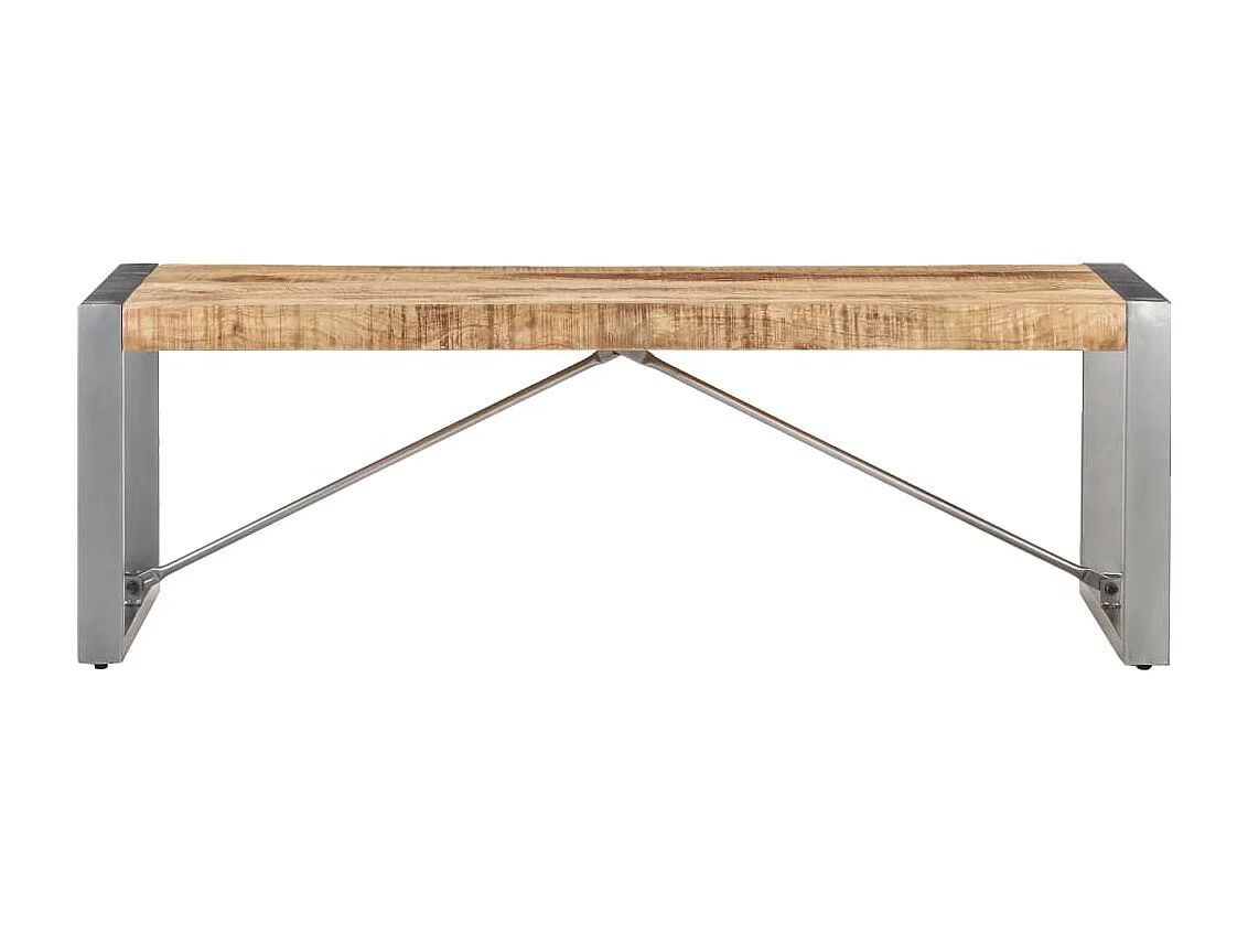 Mesa de centro 120x60x40 cm madeira de mangueira áspera PT261919