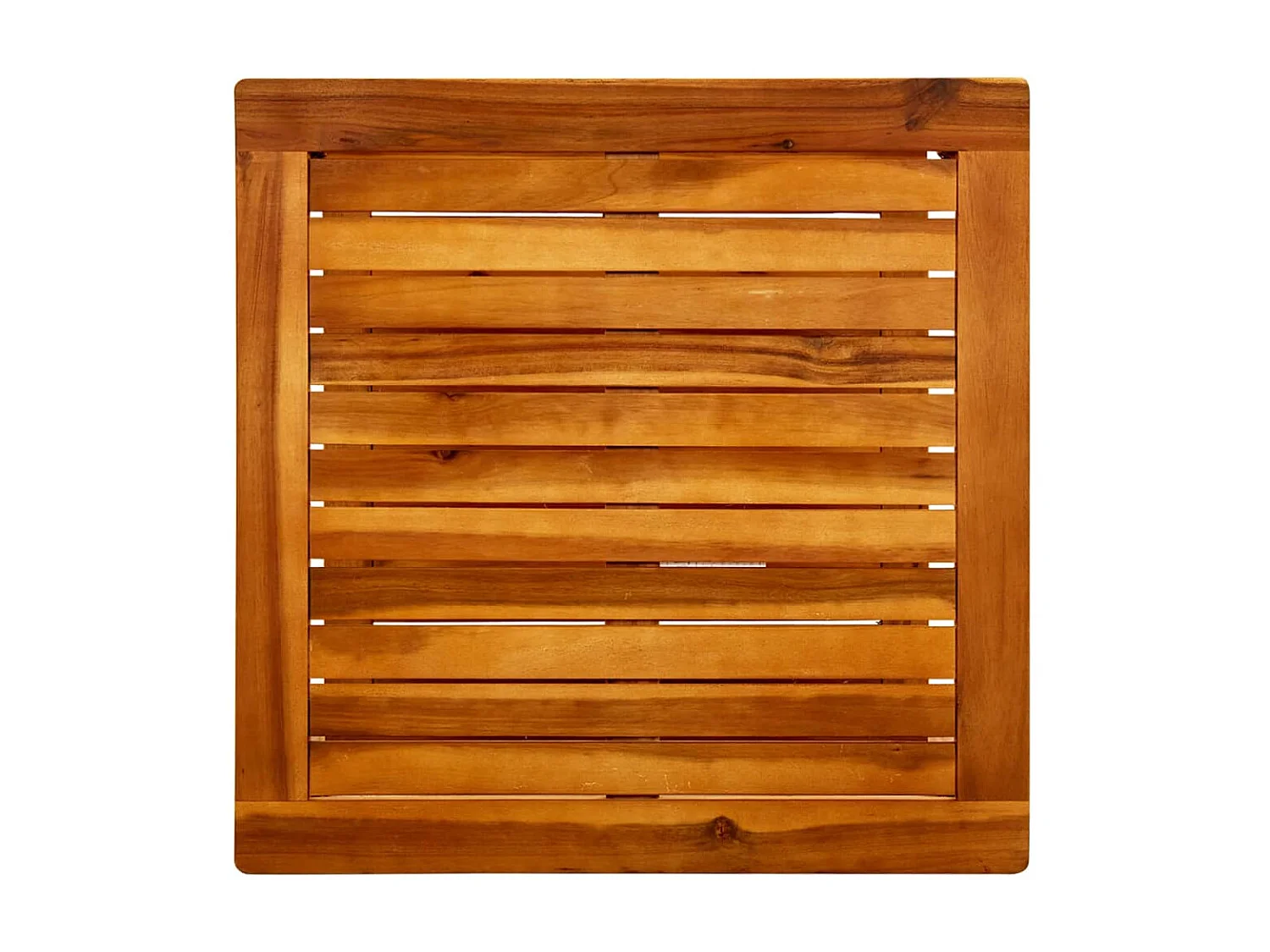 Mesa de centro de madera maciza de acacia 60x60x45 cm ES42191