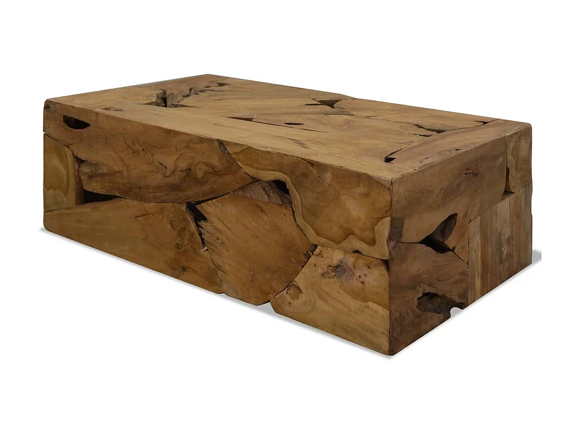 Mesa de centro 90x50x30 cm teca genuína castanho PT886338