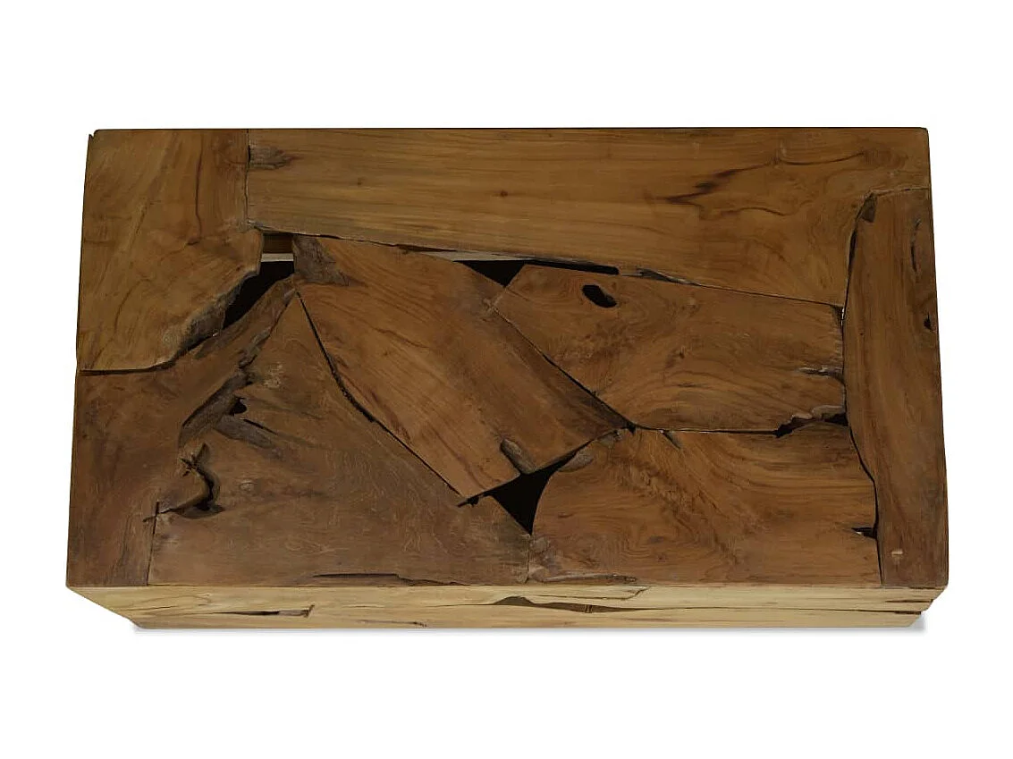 Mesa de centro 90x50x30 cm teca genuína castanho PT886338