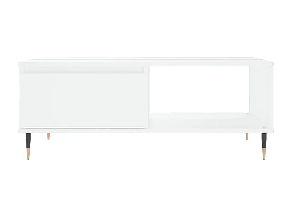 Mesa de centro 90x60x35 cm derivados de madeira branco PT228540