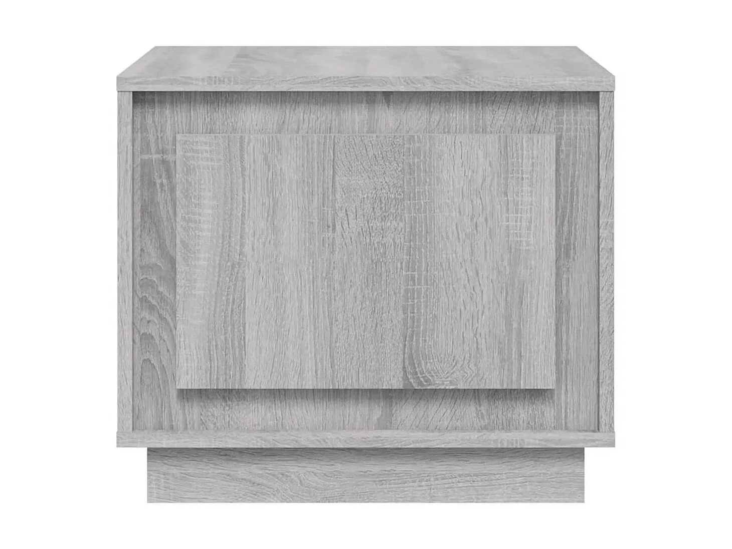 Table basse sonoma gris 51x50x44 cm bois d'ingénierie OFR42994 BonneVie Meuble