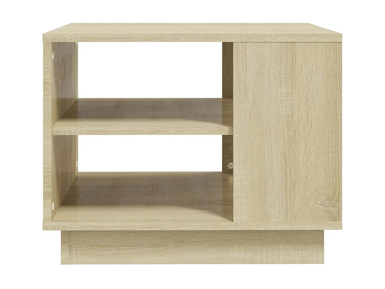 Table basse Chêne Sonoma 55x55x43 cm Aggloméré OFR30264 BonneVie Meuble