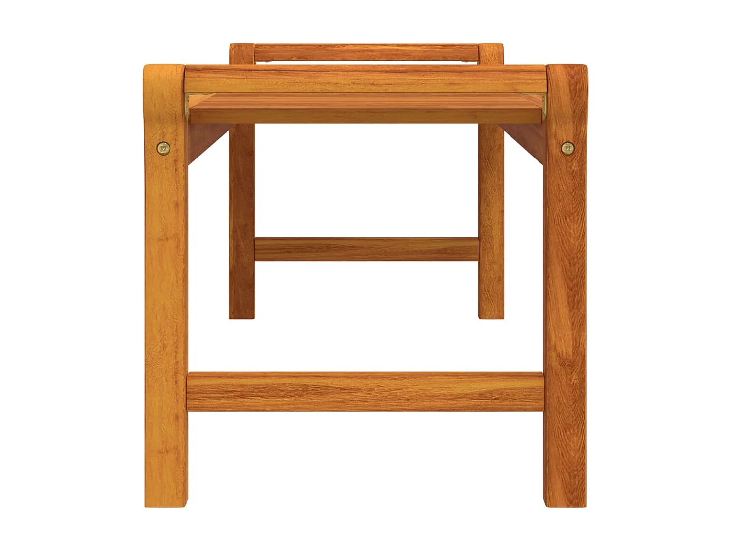 Table basse 100x50x50 cm Bois d'acacia massif OFR65268 BonneVie Meuble