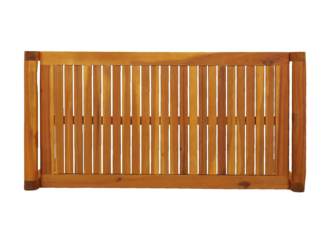 Table basse 100x50x50 cm Bois d'acacia massif OFR65268 BonneVie Meuble