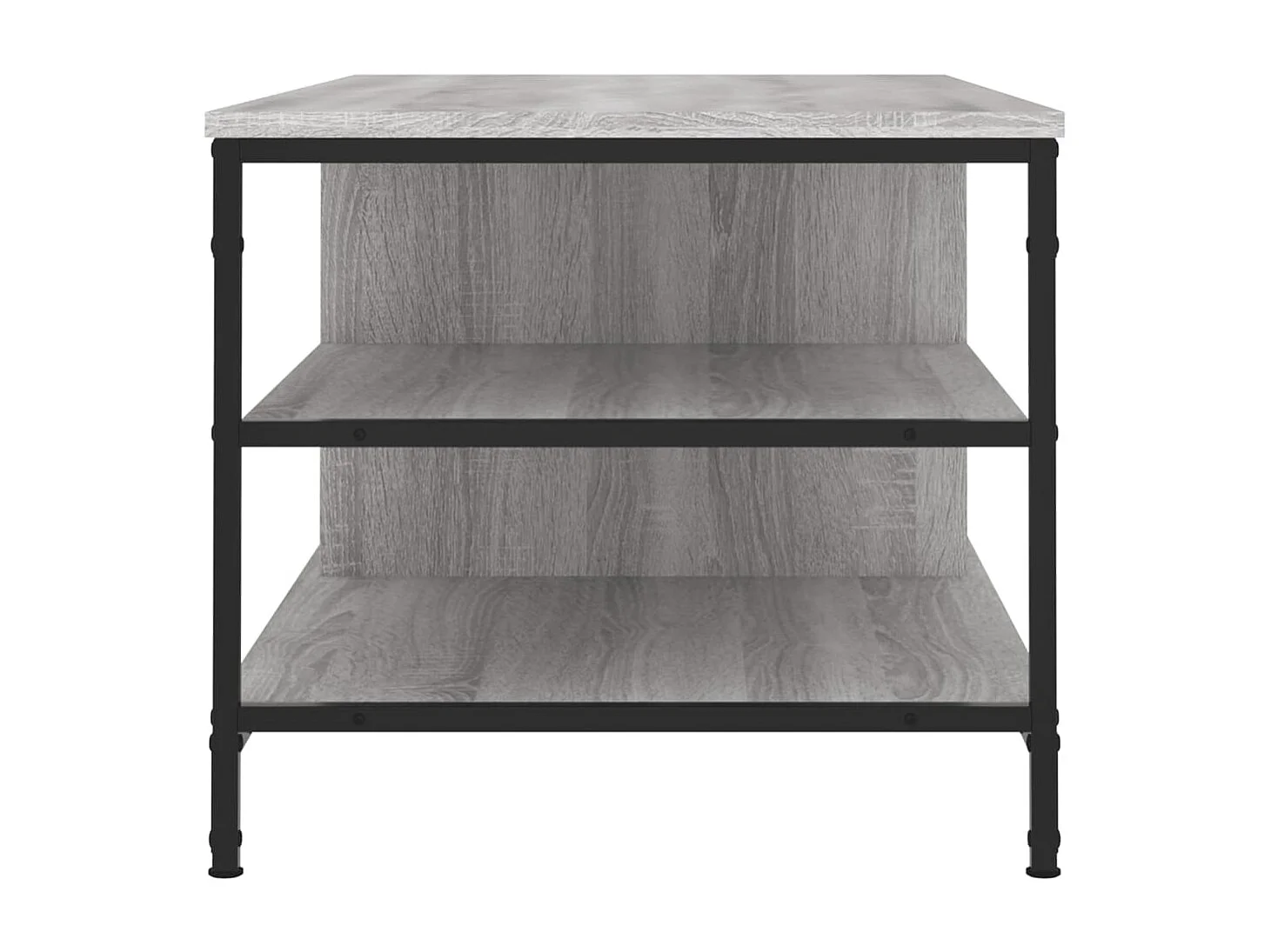 Table basse Sonoma gris 100x50x45 cm Bois d'ingénierie OFR42021 BonneVie Meuble