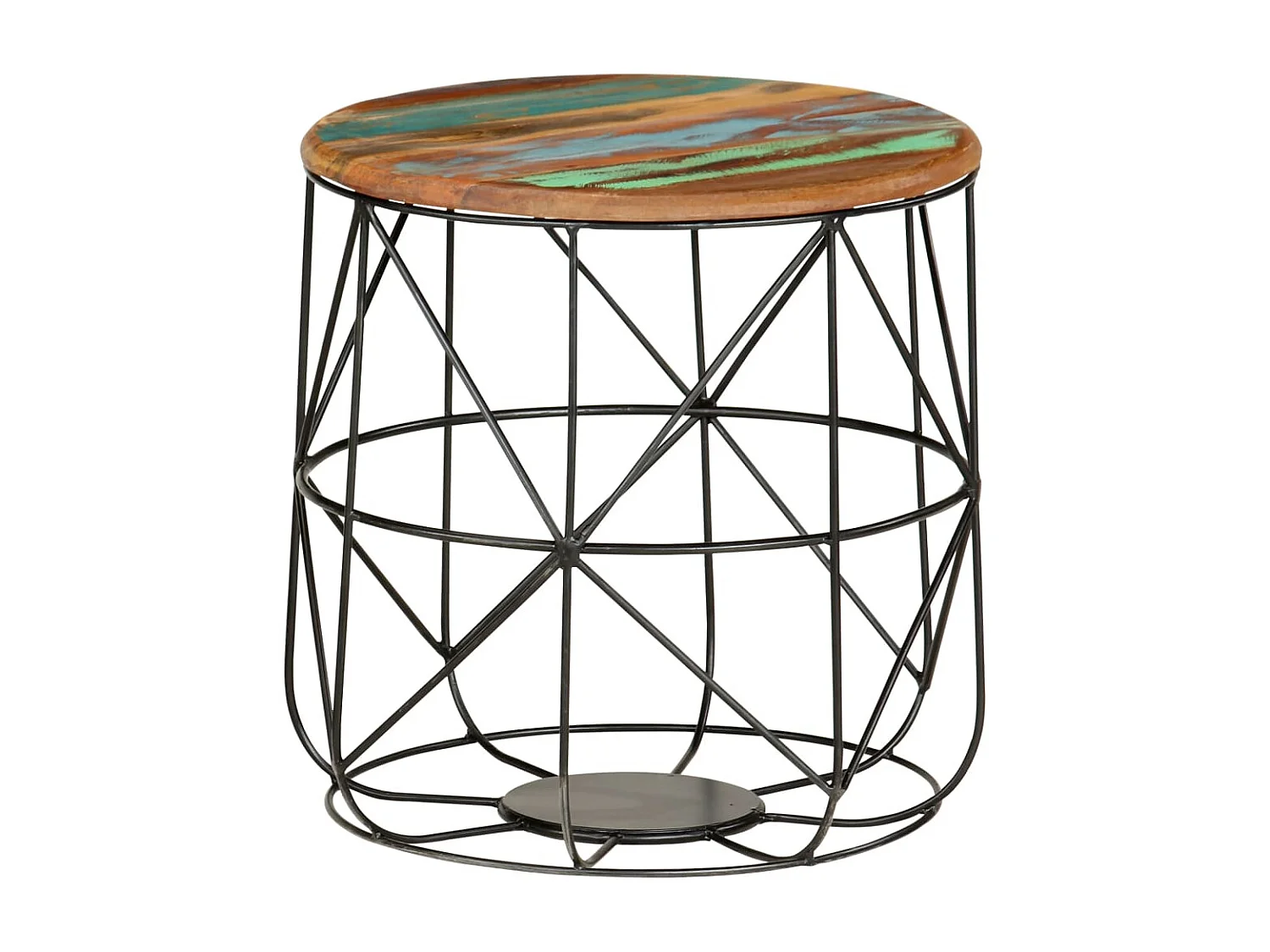 Mesas de centro 2 unidades madera maciza reciclada ES10778