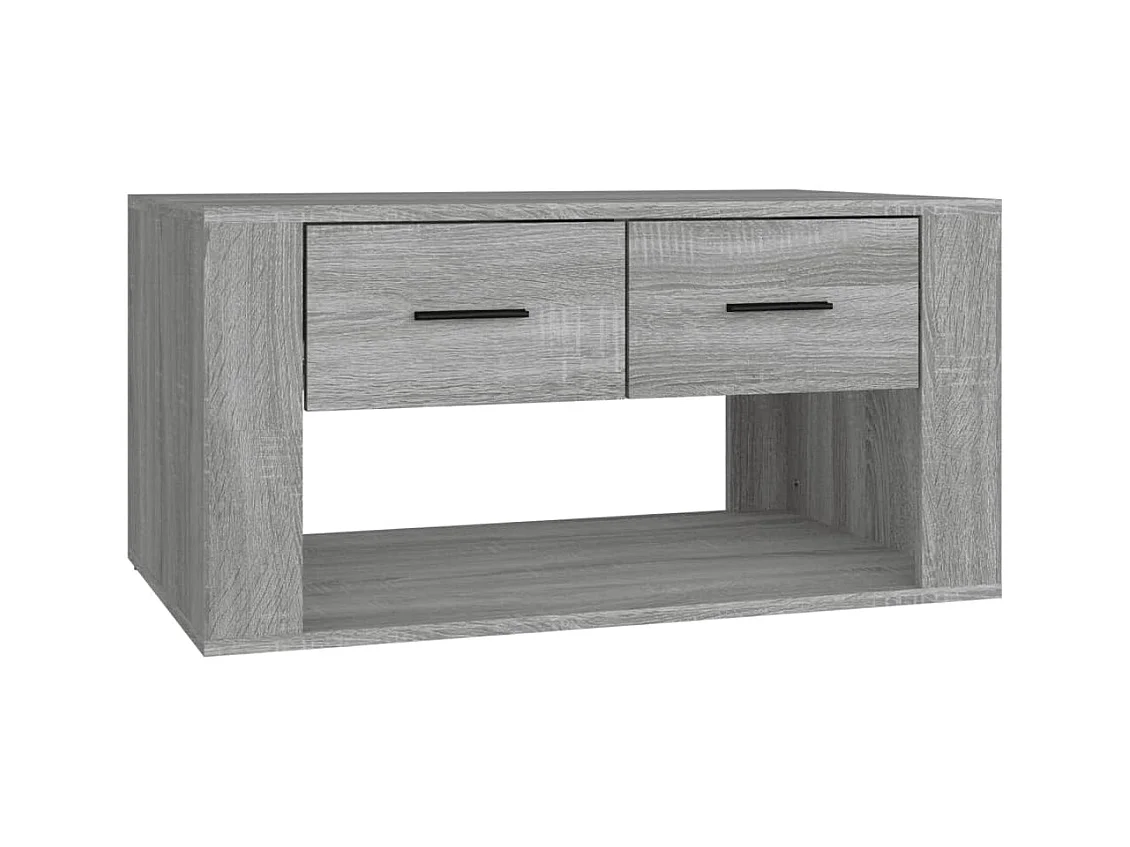 Mesa de centro madera contrachapada gris Sonoma 80x50x40 cm ES41569