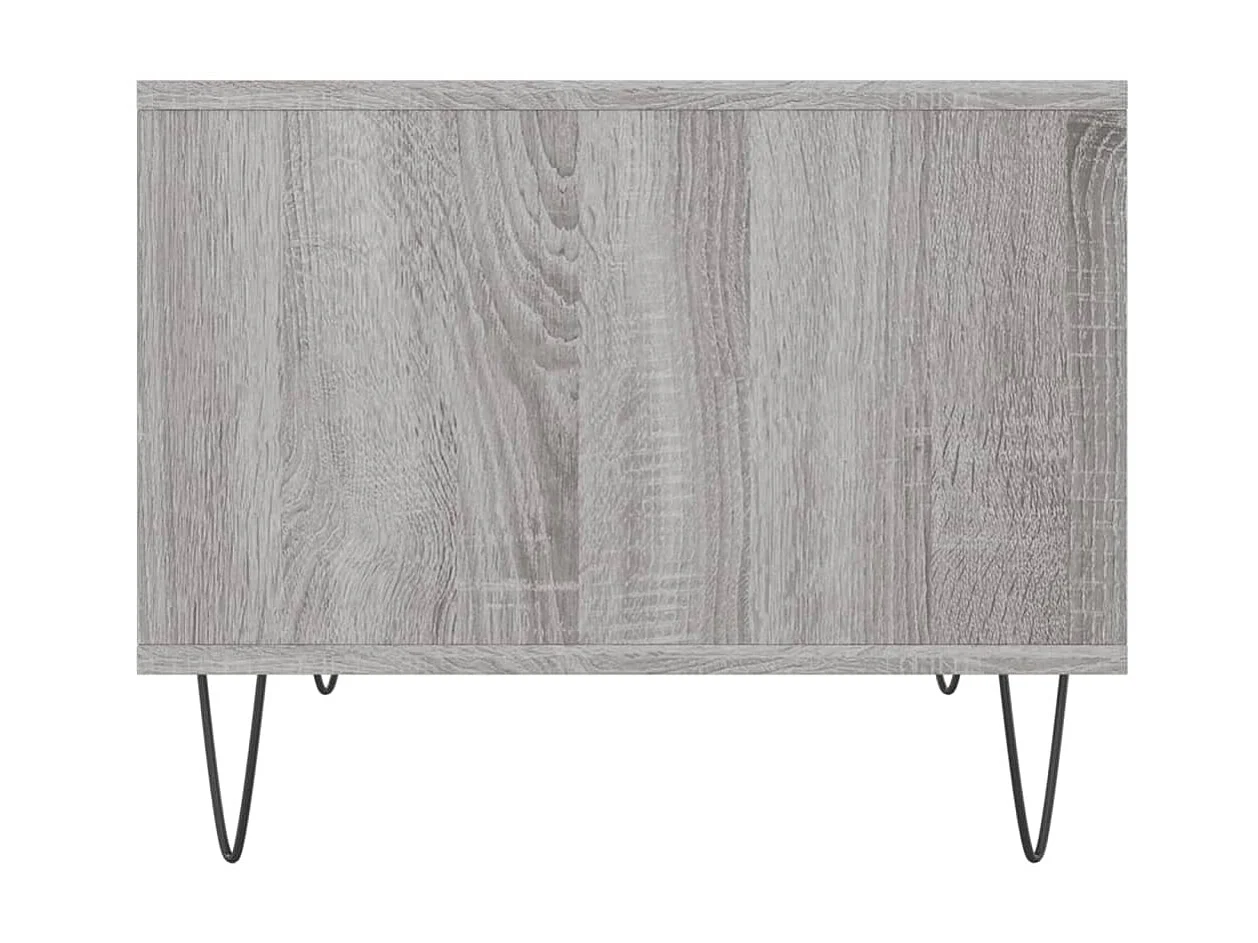 Mesa de centro 60x50x40 cm derivados de madeira cinzento sonoma PT957845
