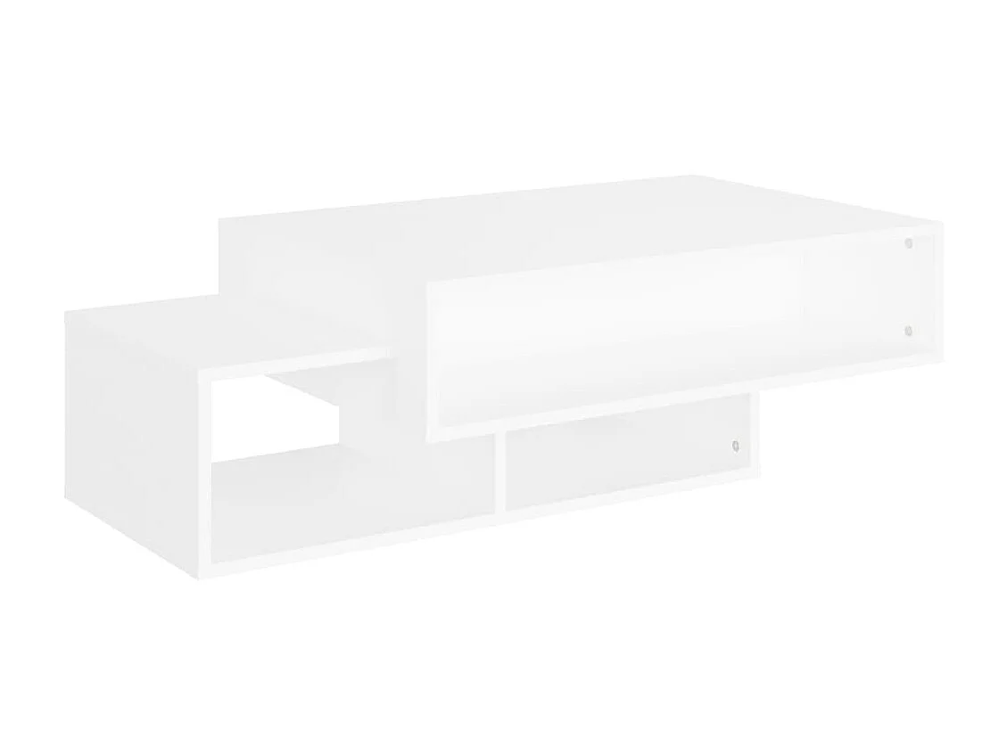 Mesa de centro 105x55x32 cm derivados de madeira branco PT456896