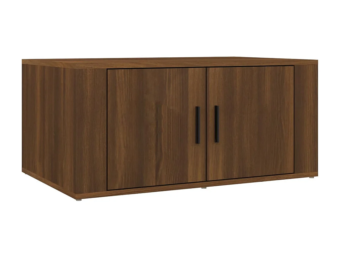 Mesa centro 80x50x36 cm derivados de madeira carvalho castanho PT258106