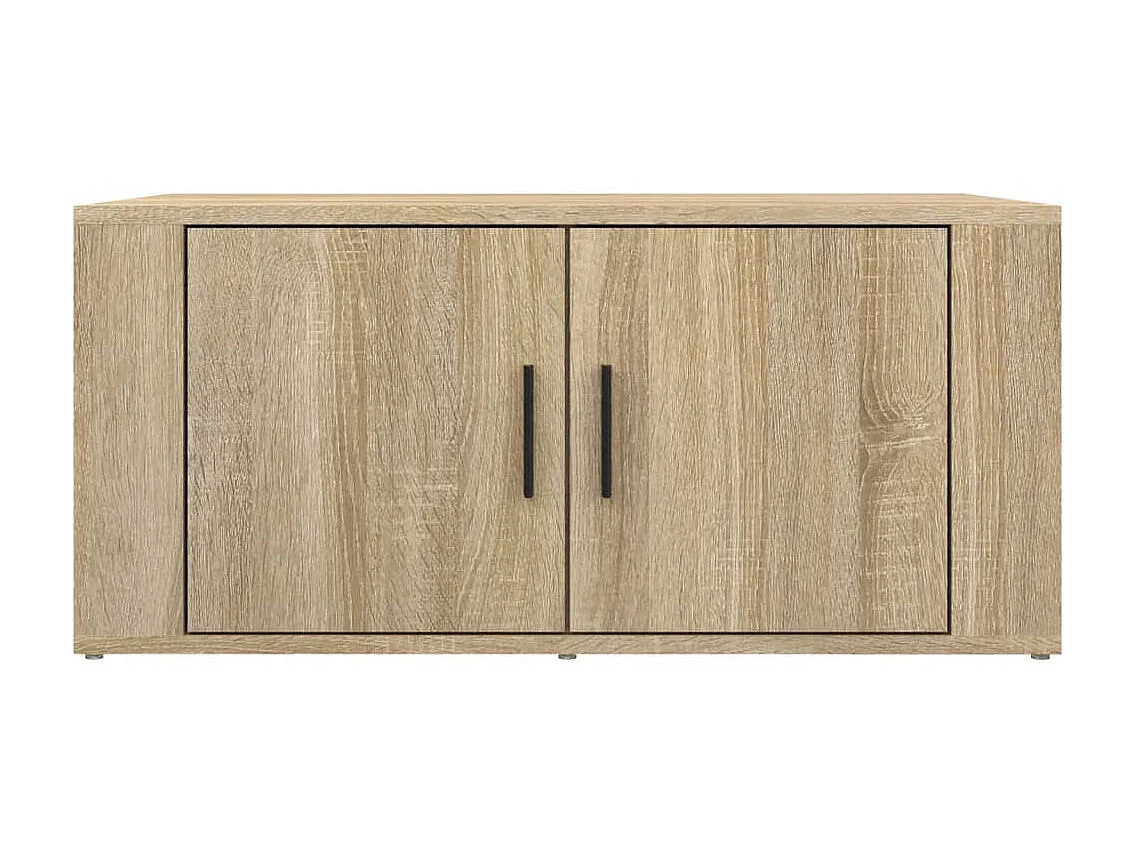 Table basse Chêne sonoma 80x50x36 cm Bois d'ingénierie OFR60759 BonneVie Meuble