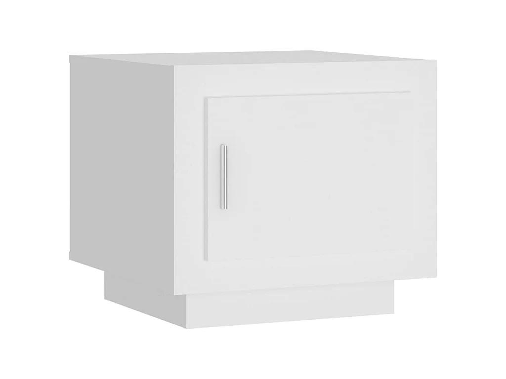 Mesa de centro madera contrachapada blanco 51x50x45 cm ES87964