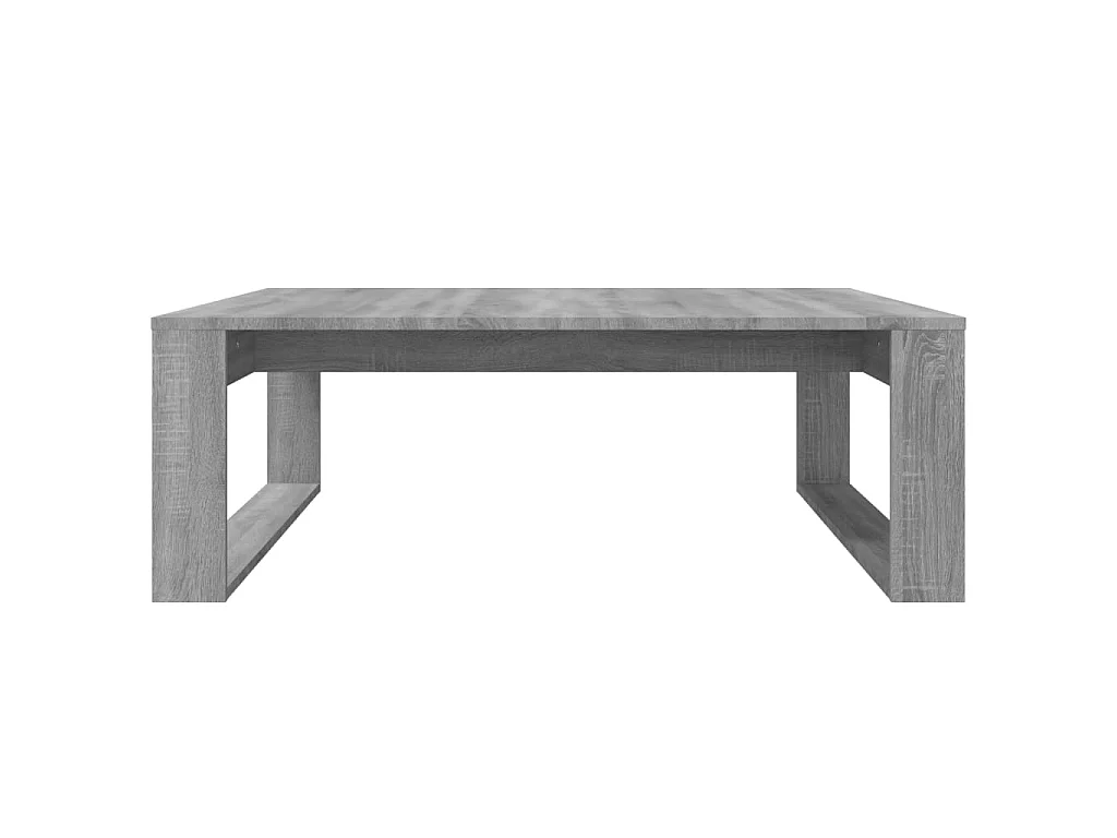 Mesa de centro madera contrachapada gris Sonoma 100x100x35 cm ES28992