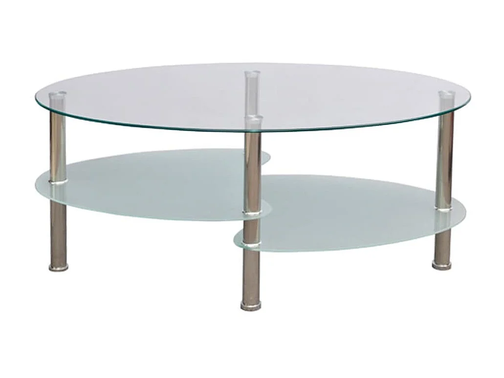 Table basse avec design exclusif Blanc OFR20433 BonneVie Meuble
