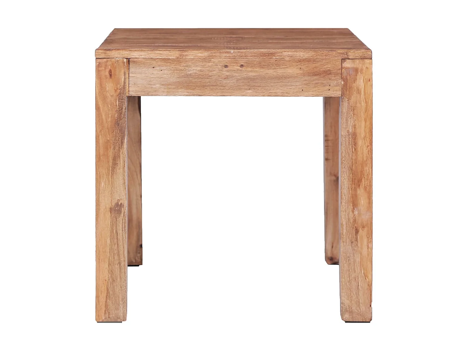 Table basse 53 x 50 x 50 cm Bois de récupération massif OFR51575 BonneVie Meuble