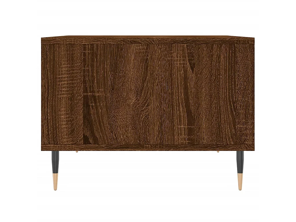 Mesa de centro 60x50x36,5cm derivados madeira carvalho castanho PT728397