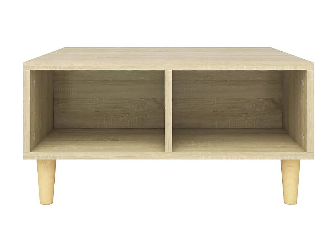 Table basse Chêne sonoma 60x60x30 cm Aggloméré OFR22630 BonneVie Meuble