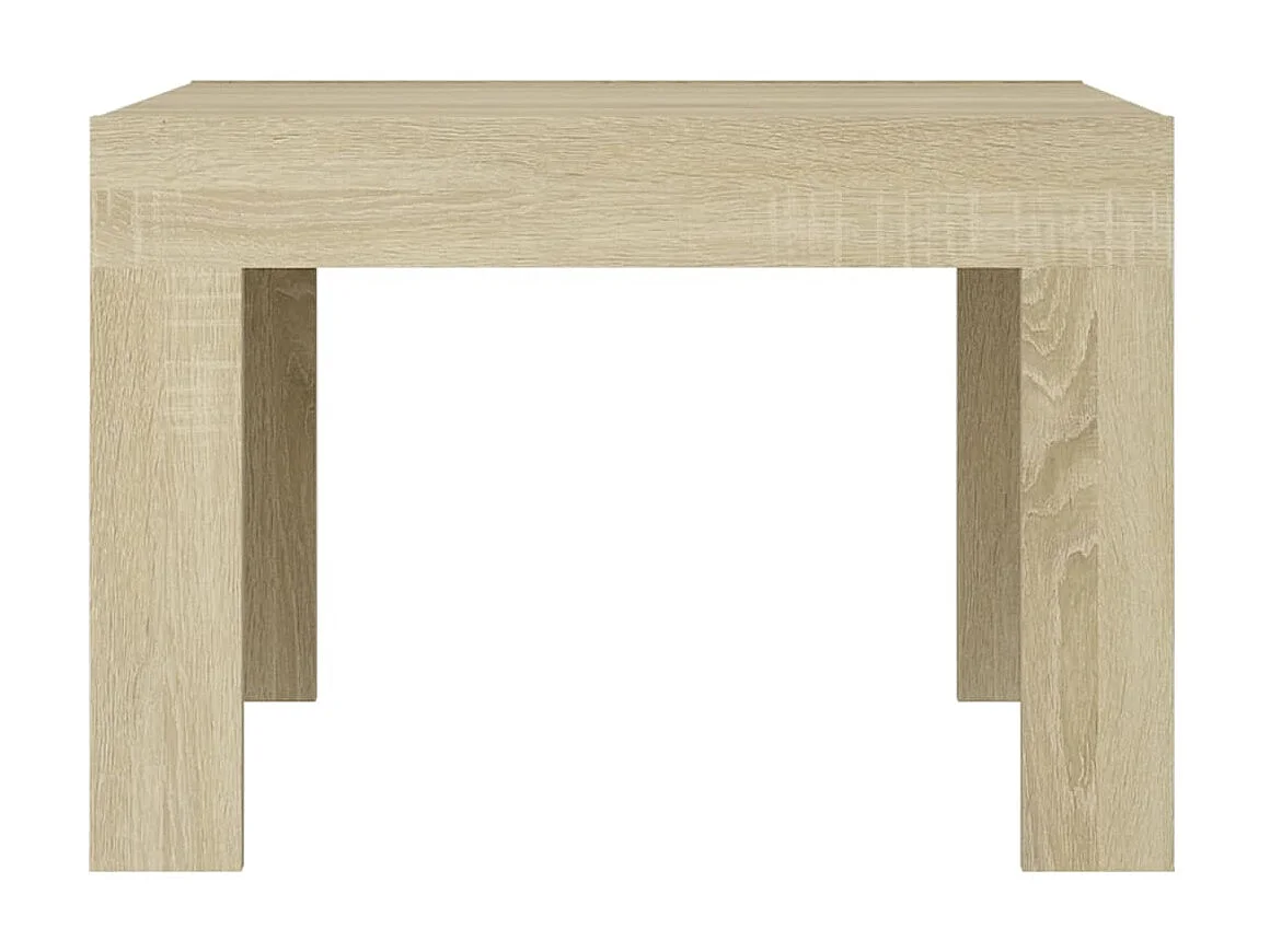 Table basse Chêne sonoma 50x50x35 cm Aggloméré OFR15135 BonneVie Meuble