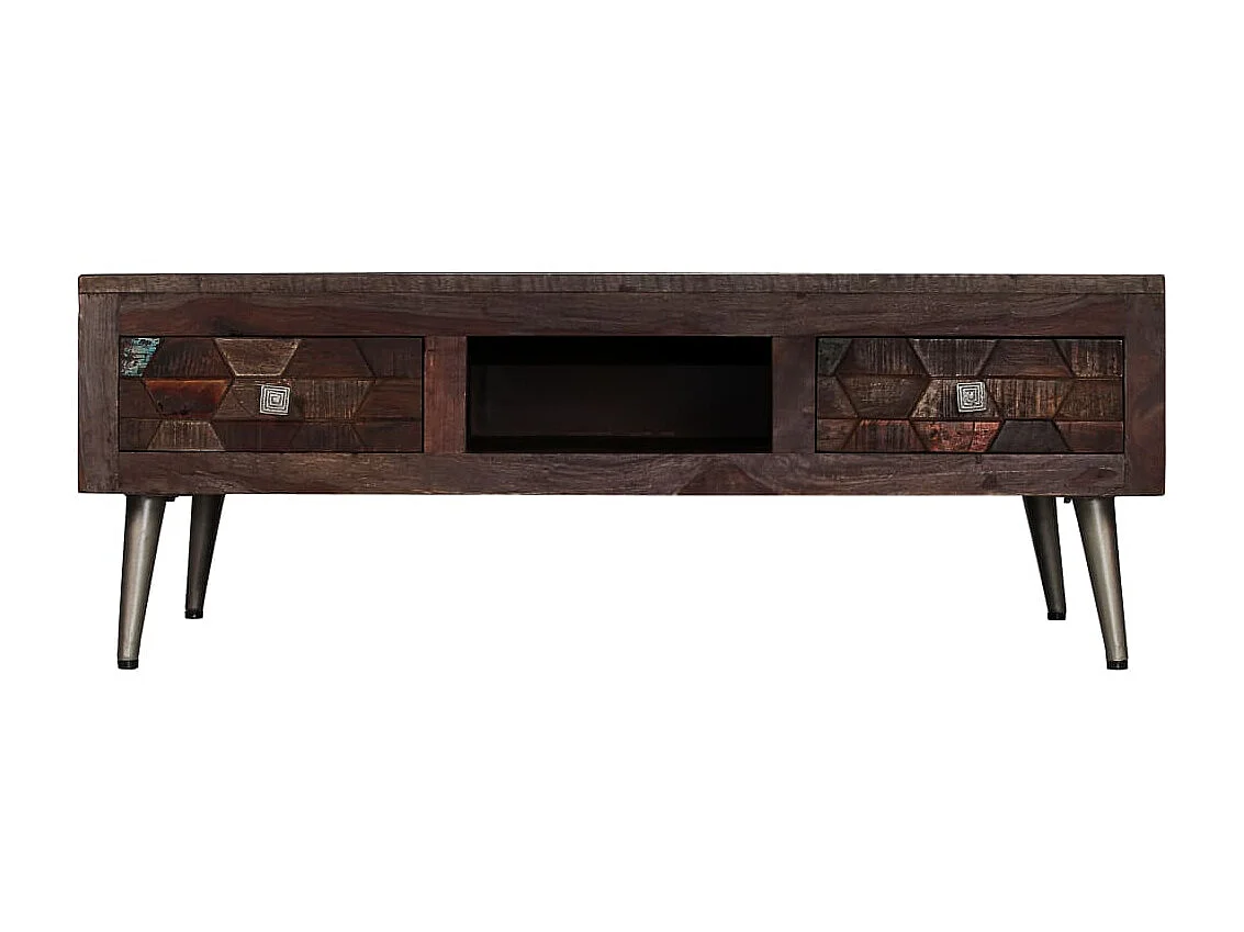 Salontafel 100x60x35 cm massief gerecycled hout NL99974