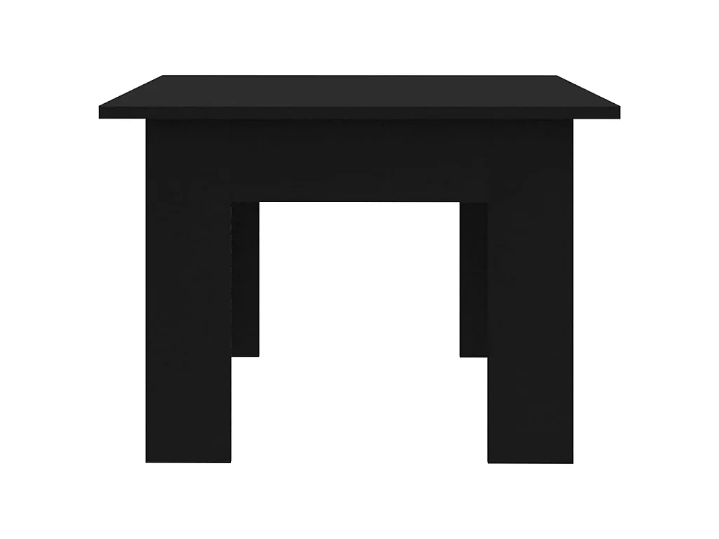 Table basse Noir 100 x 60 x 42 cm Aggloméré OFR49894 BonneVie Meuble