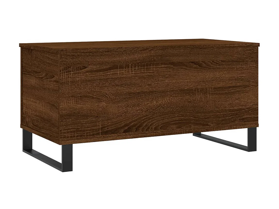 Mesa centro 90x44,5x45 cm derivados madeira carvalho castanho PT318492