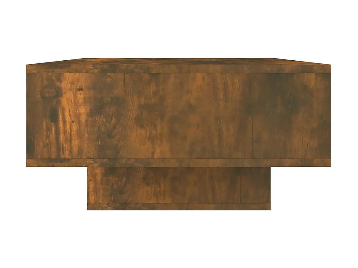 Table basse Chêne fumé 105x55x32 cm Bois d'ingénierie OFR98098 BonneVie Meuble