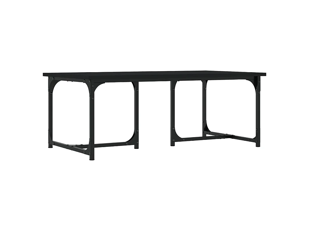 Mesa de centro 90x50x35 cm derivados de madeira preto PT954844