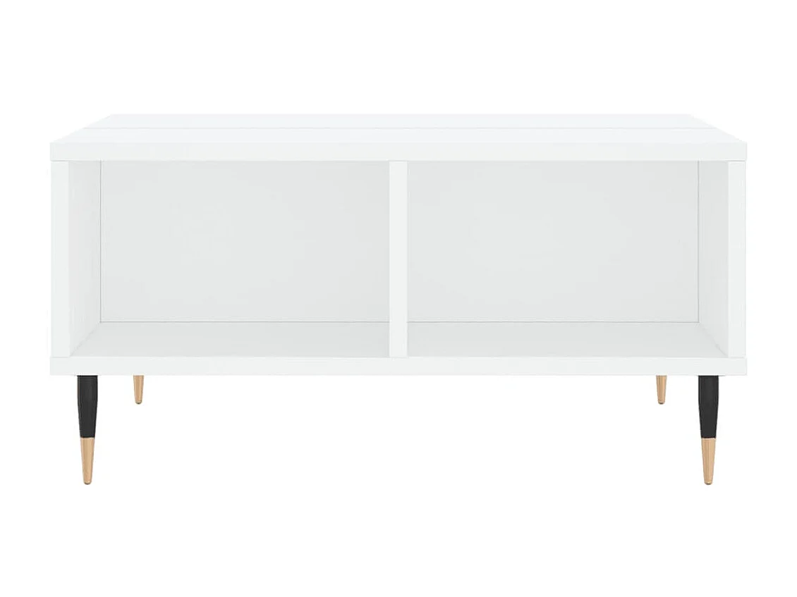 Mesa de centro 60x60x30 cm derivados de madeira branco PT110611