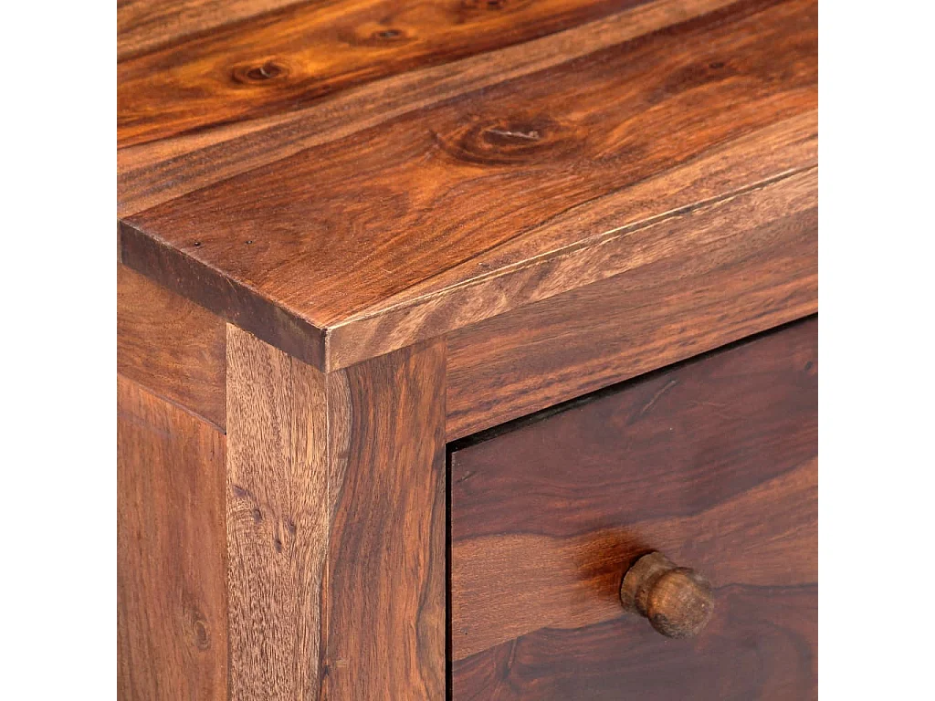 Table basse 90x50x30 cm Bois massif OFR23588 BonneVie Meuble