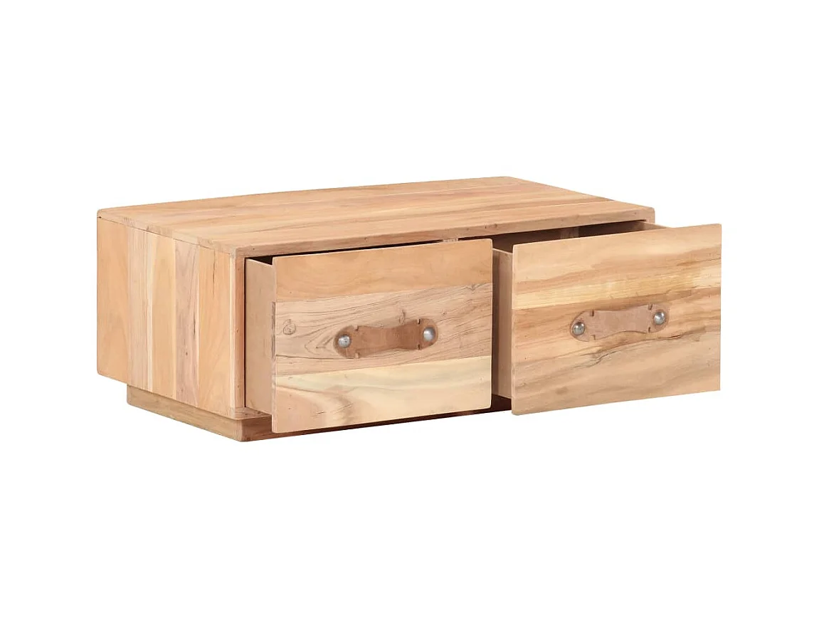 Table basse 90x50x35 cm Bois de récupération massif OFR62750 BonneVie Meuble